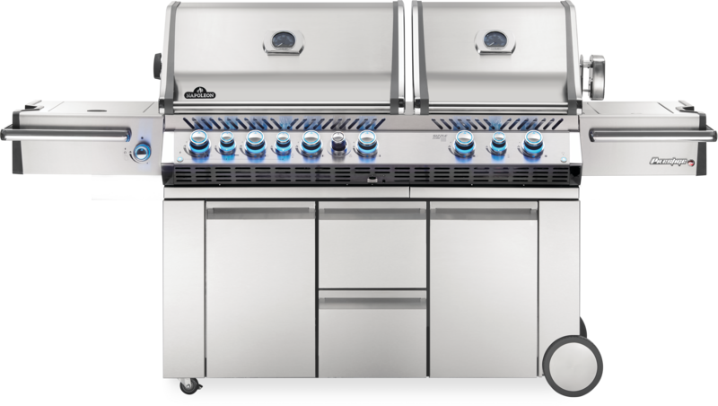 Napoleon Prestige PRO 825 Gas Grill with Infrared Rear Burner, Infrared Sear Burners and Rotisserie Kit